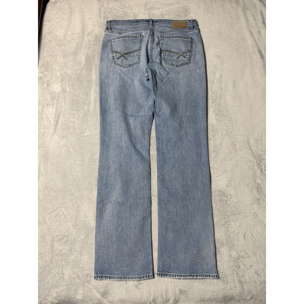 BKE Tyler Jeans Mens 34x34 Blue Light Wash Straight Leg Denim Cotton - Picture 7 of 9